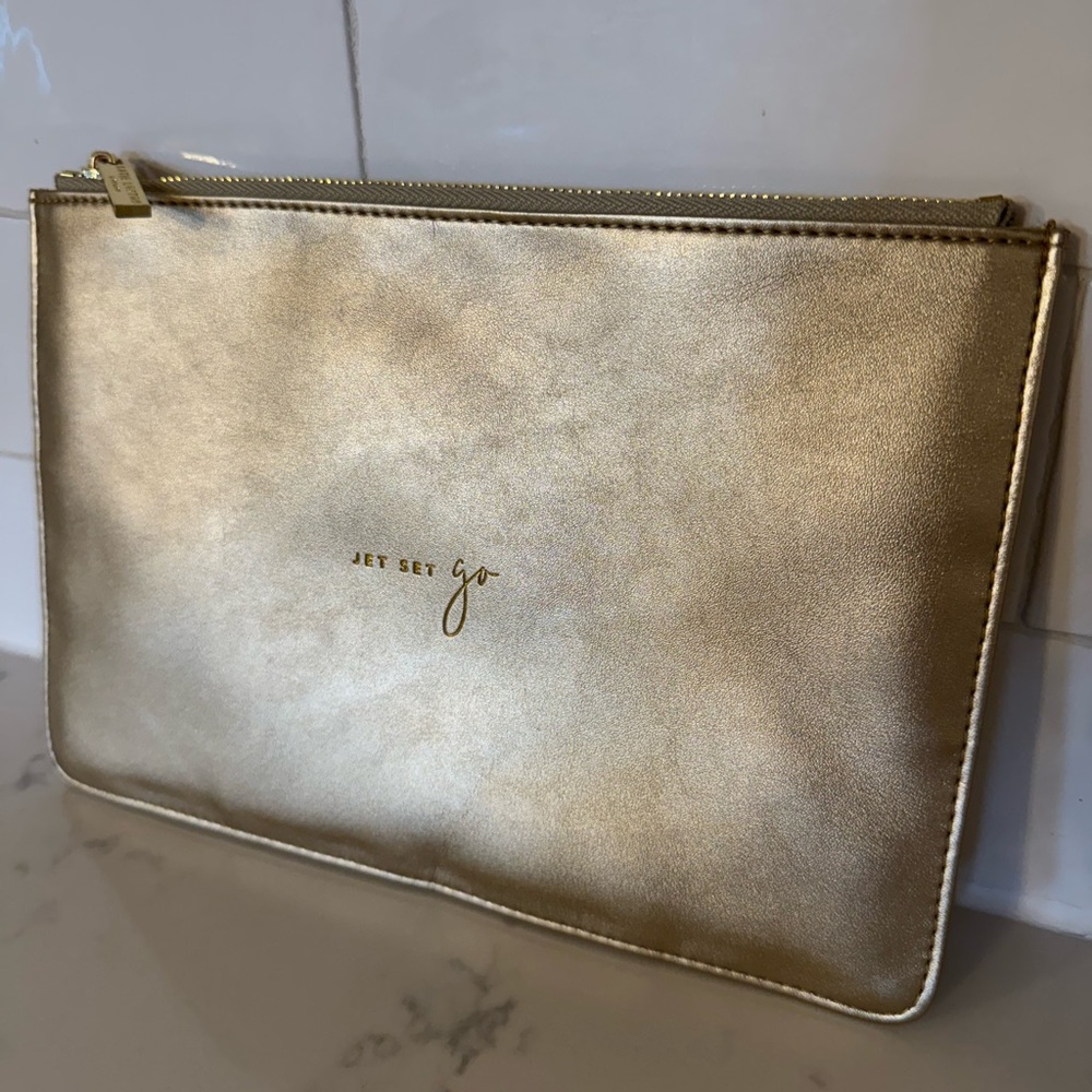 Kate Loxton Gold Pouch